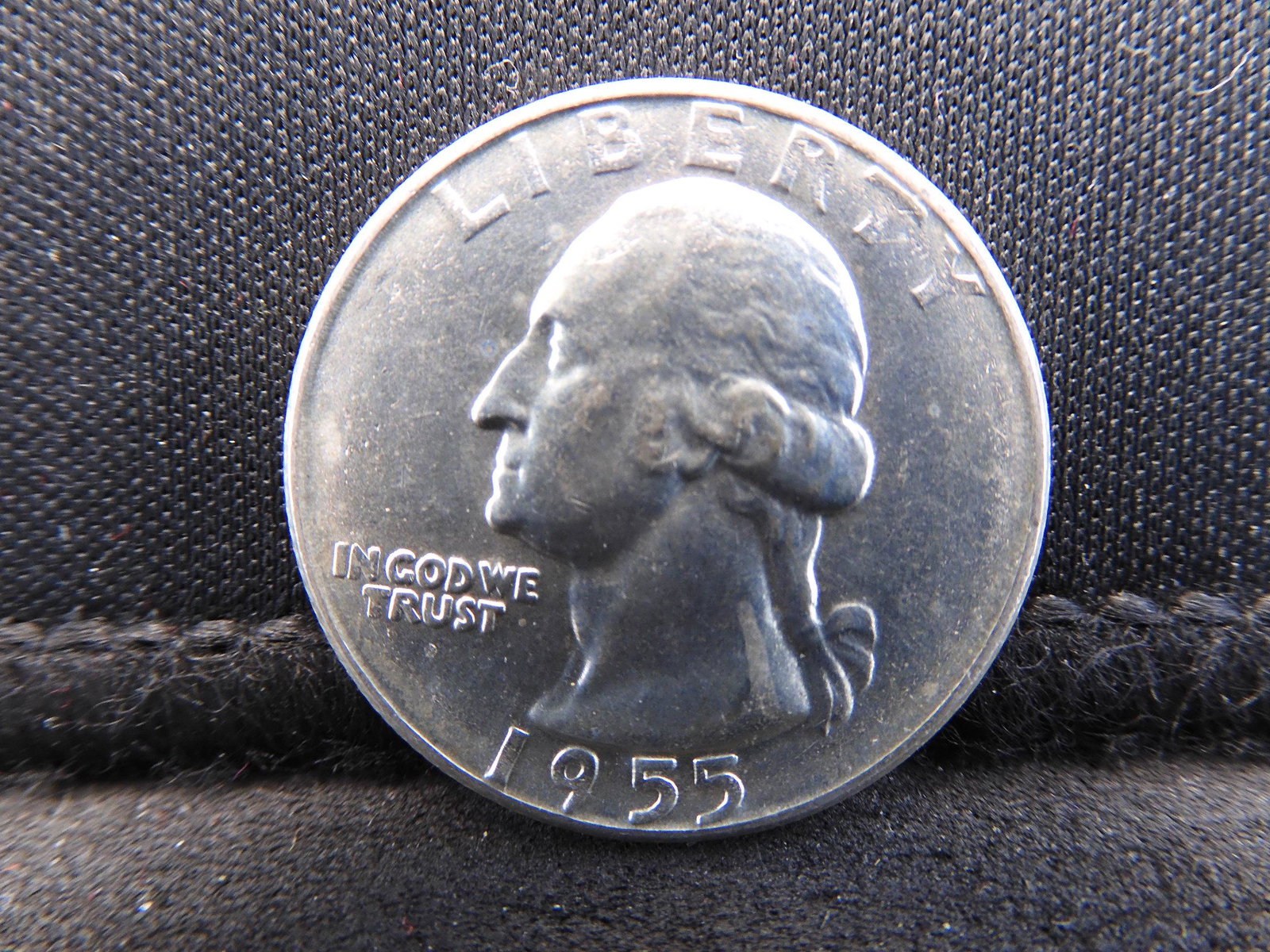 1955-D Brilliant Uncirculated Washington Quarter.: 1955-D Brilliant Uncirculated Washington Quarter.