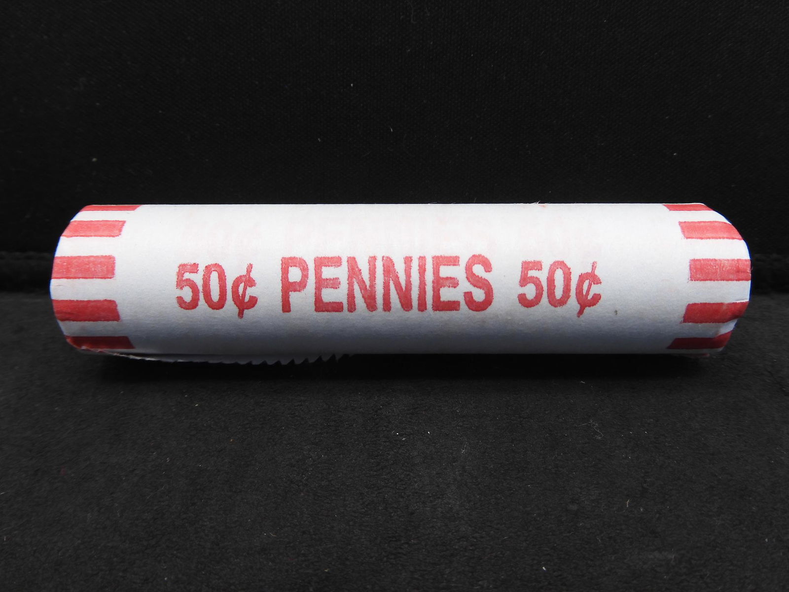 Wrapped Roll of Lincoln Steel Wheat Penny Cents (1 of 3)