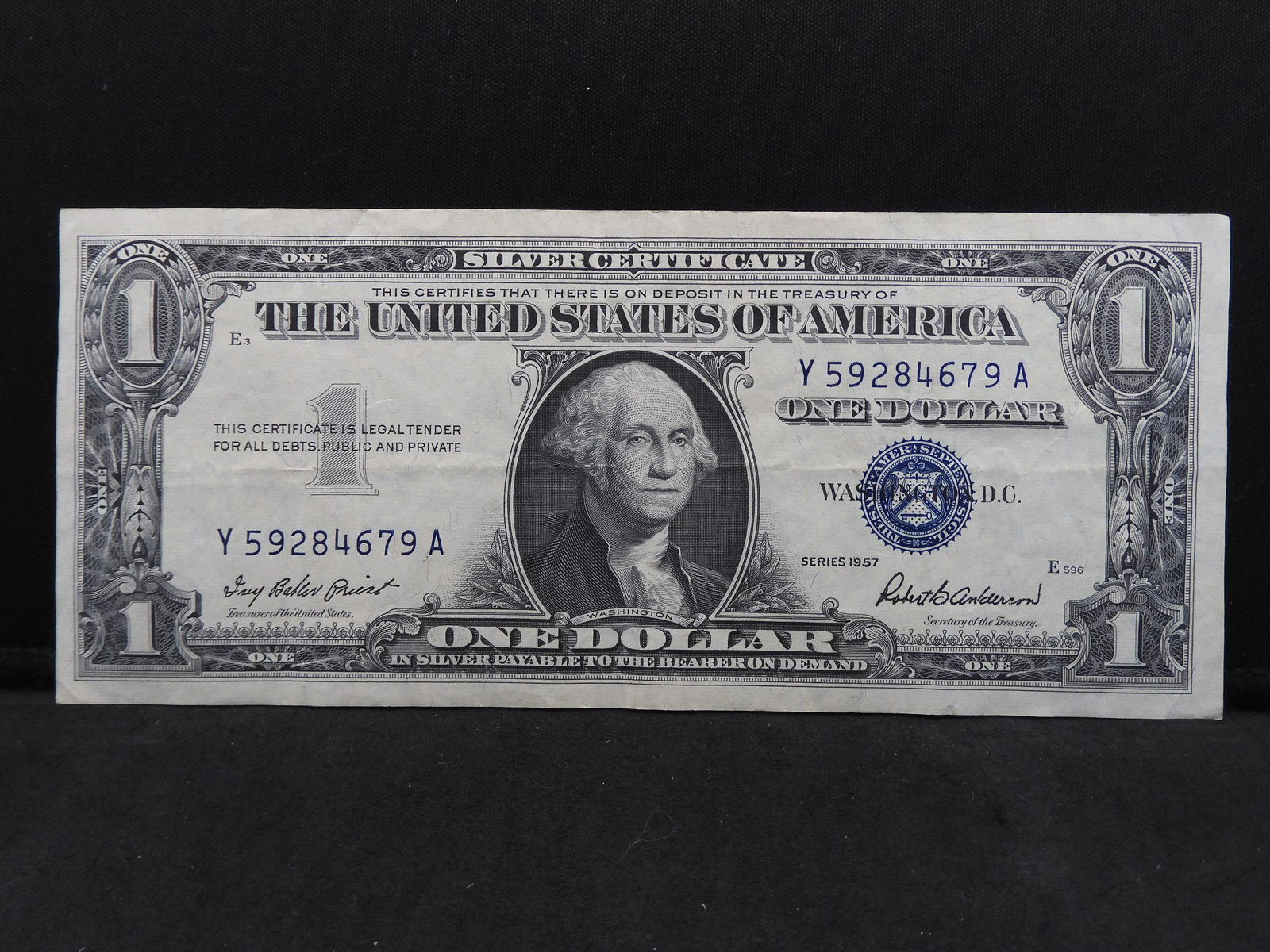 Series 1957 U.S. $1.00 Silver Certificate Note - Nice! (1 of 3)