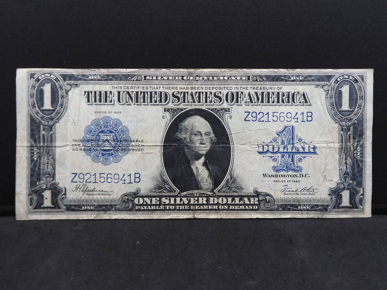 Series 1923 U.S. $1 Silver Certificate Note (1 of 5)