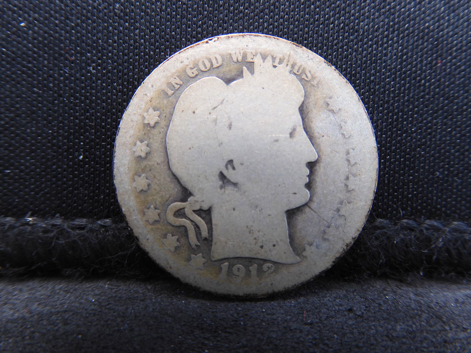 1912 Barber Silver Quarter (1 of 2)
