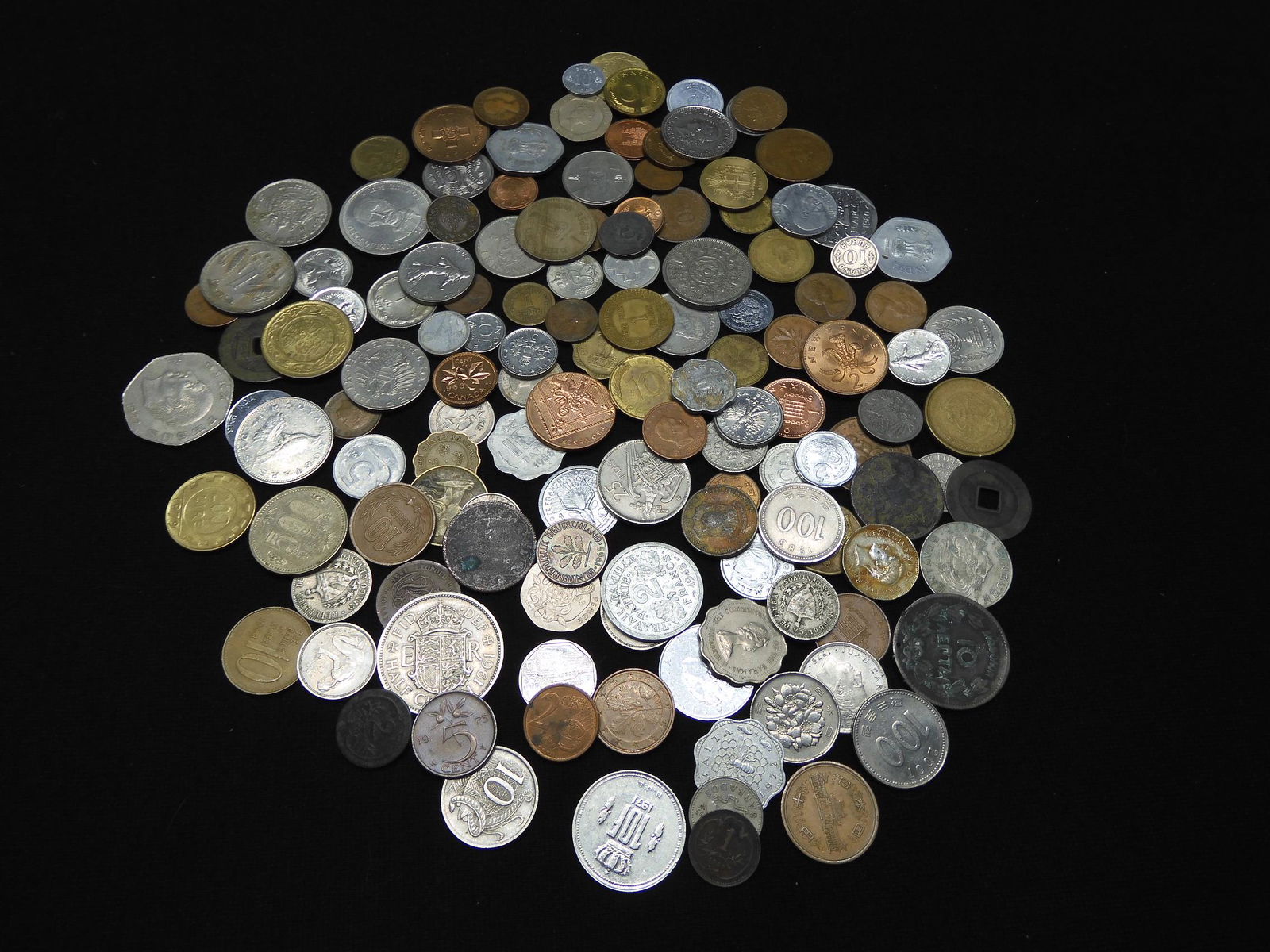 1.23 Lb. World Coins - Various Countries (1 of 5)