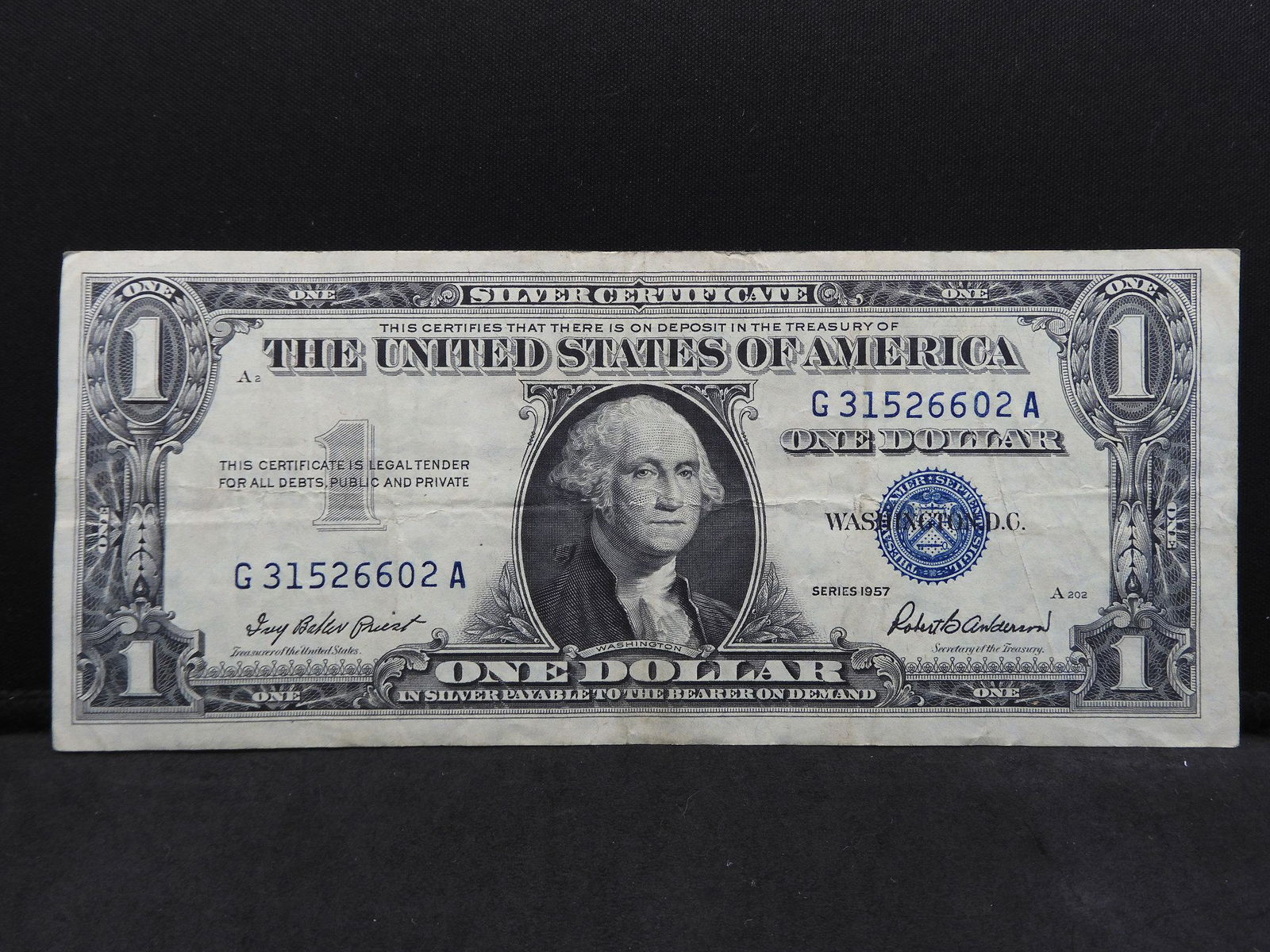 Series 1957 U.S. $1.00 Silver Certificate Note - Nice (1 of 3)