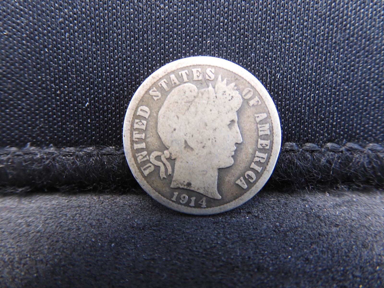 1914 Barber Silver Dime - Nice Detail (1 of 2)