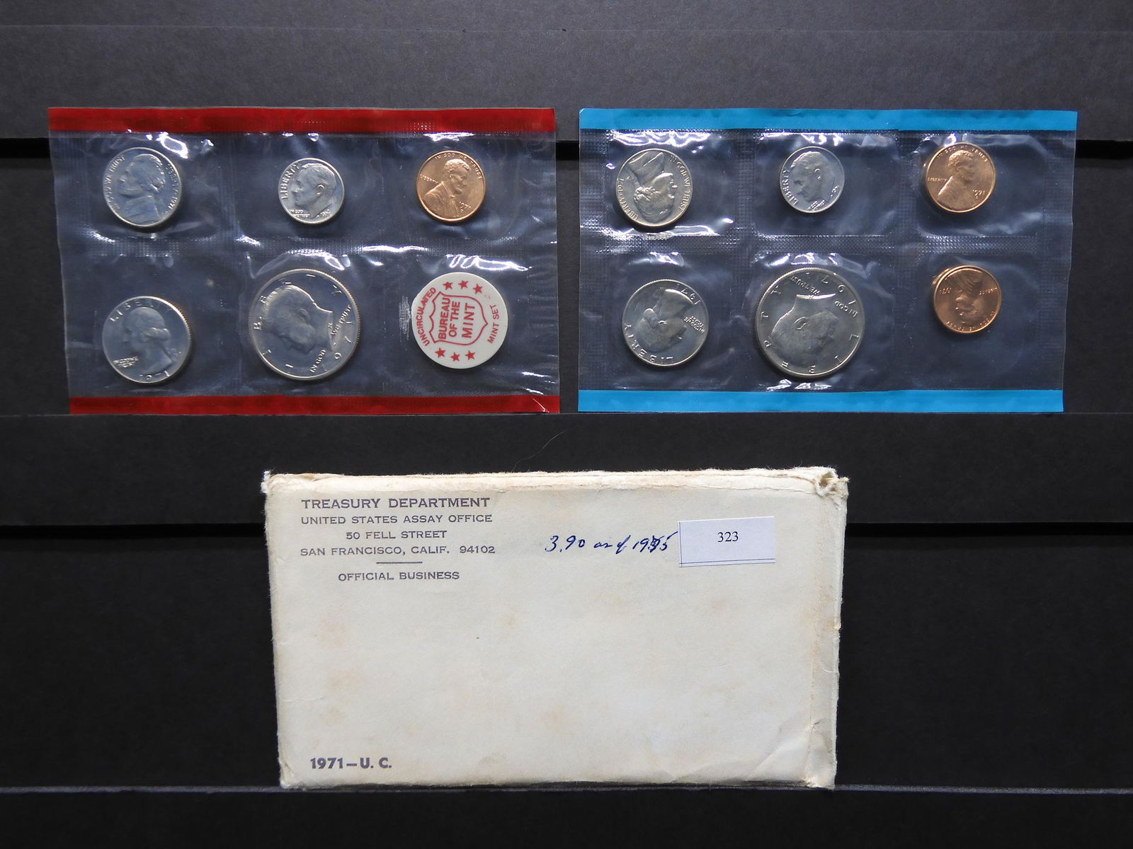 1971 U.S. P & D Mint Uncirculated Set OGP (1 of 5)