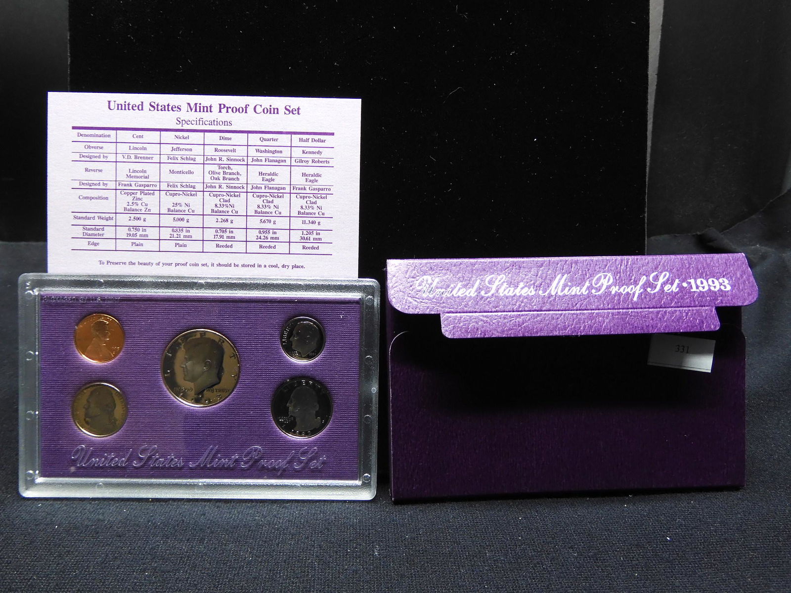 1993 U.S. Proof Clad Set OGP (1 of 4)