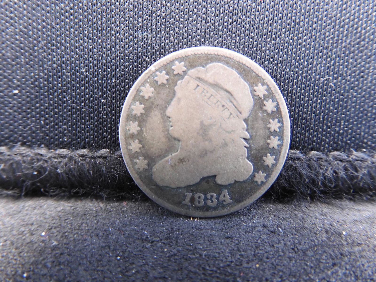 1834 Capped Bust Silver Dime - Nice! (1 of 2)