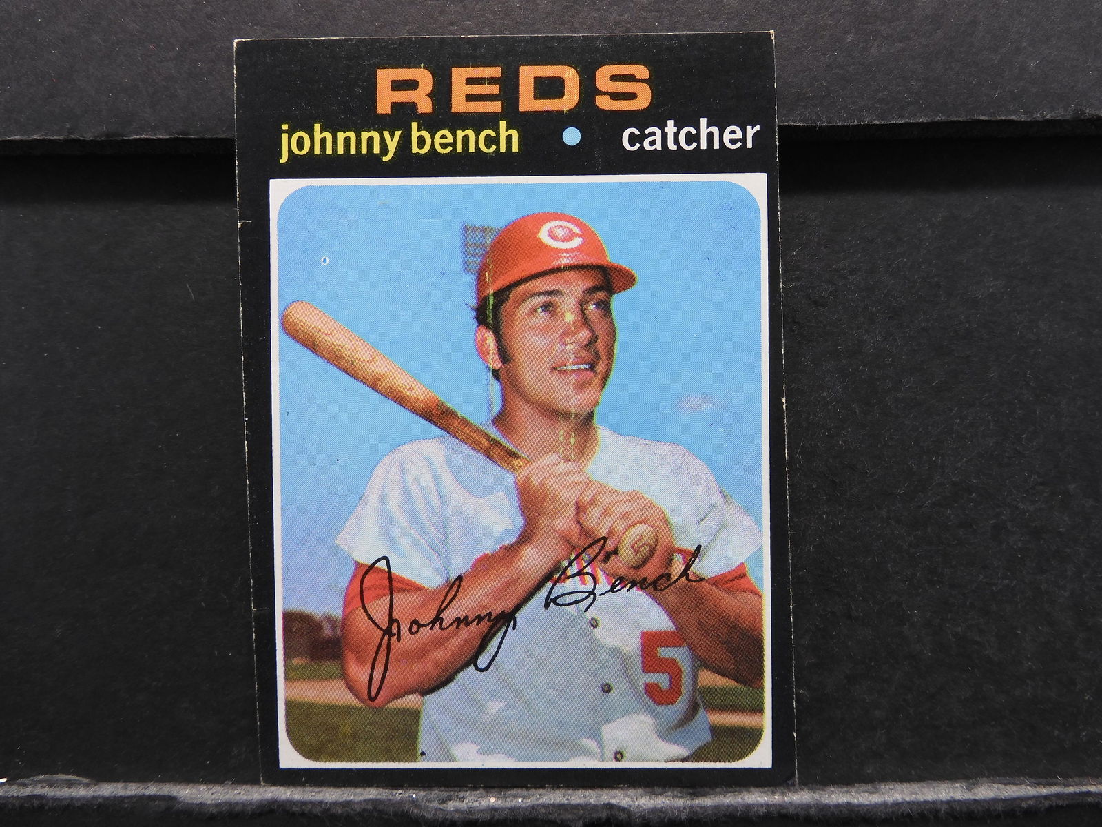 1971 Topps #250 Johnny Bench Baseball Card (1 of 3)