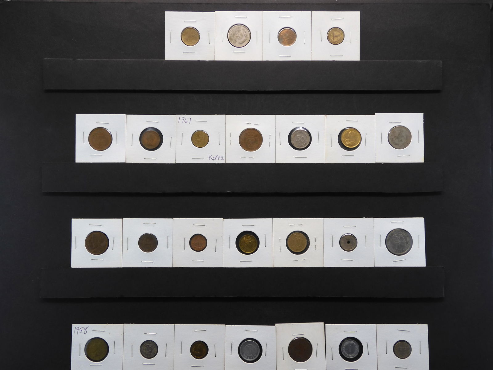 25 World Coins Carded (1 of 8)