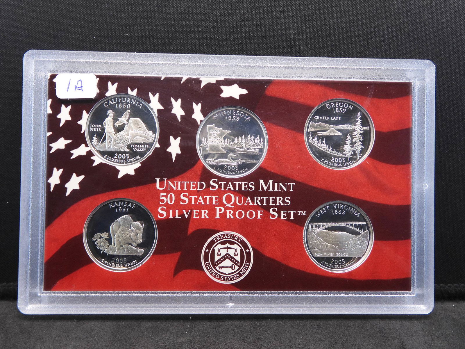 2005-S Silver State Quarters Set:  CA, MN, OR, KS< and (1 of 2)