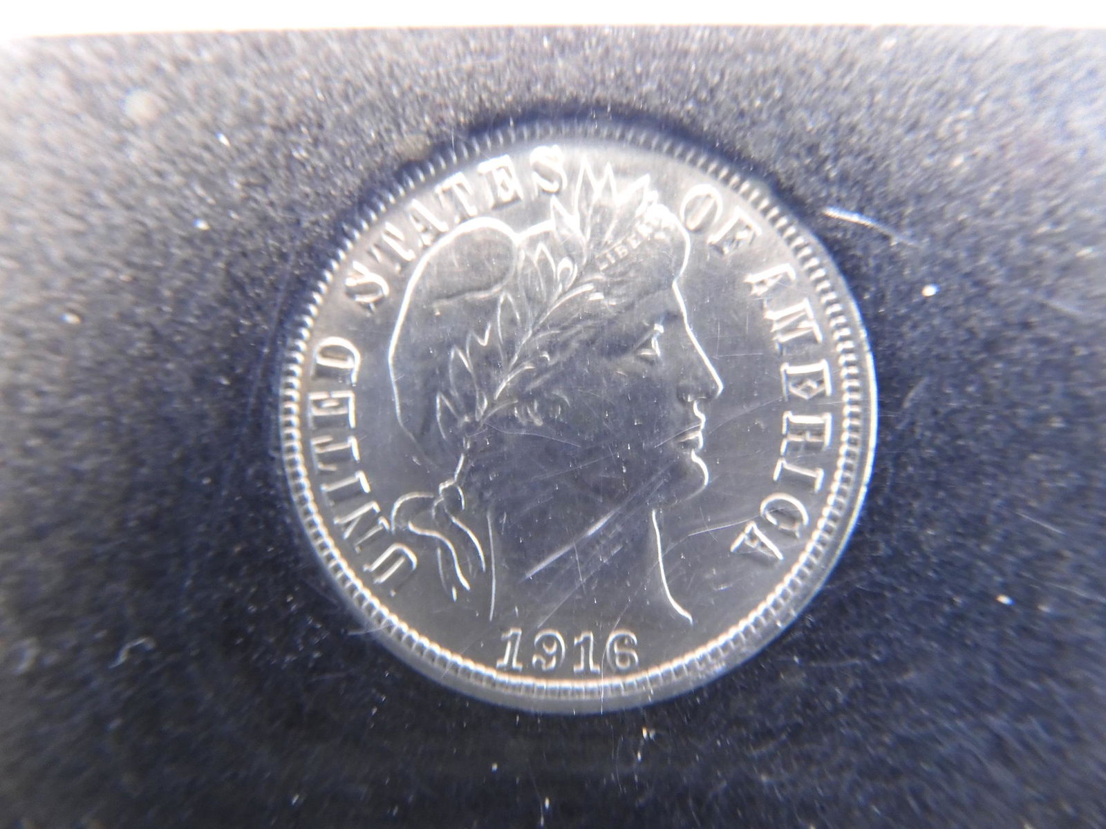 1916 Barber Dime, Full Liberty, CH-UNC, MS63 Details (1 of 4)