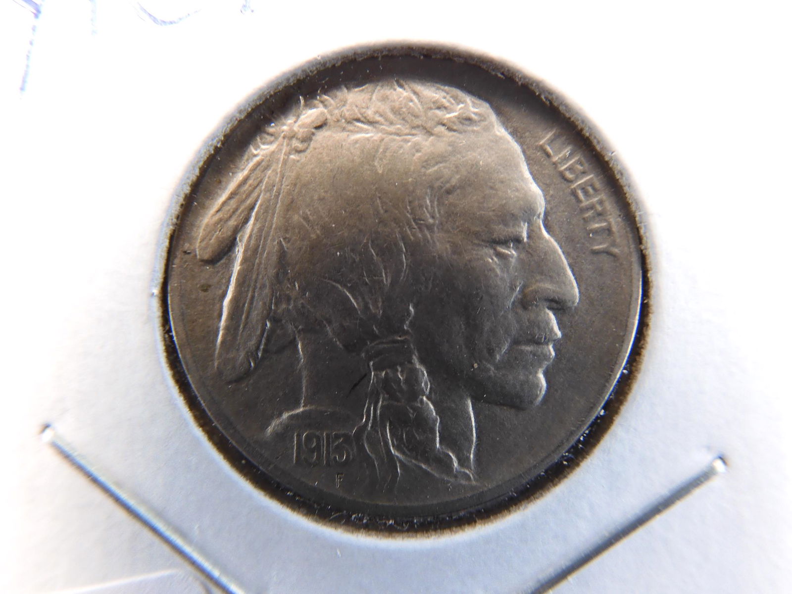 1913 Type 1 Buffalo Nickel, on mound.  Nice Almost (1 of 3)