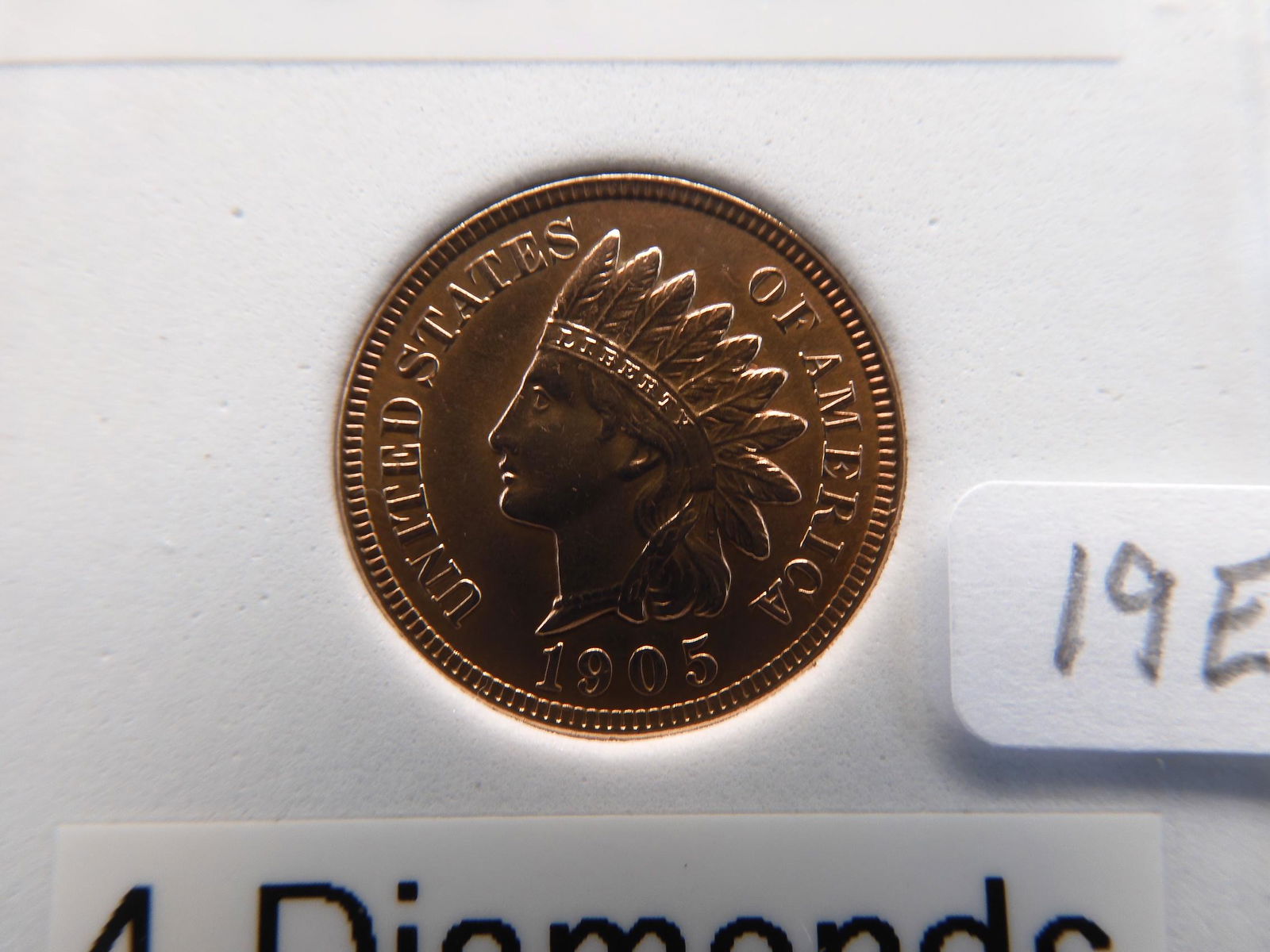 1905 Indianhead, Full Liberty, 4 Diamonds, Proof Like (1 of 4)