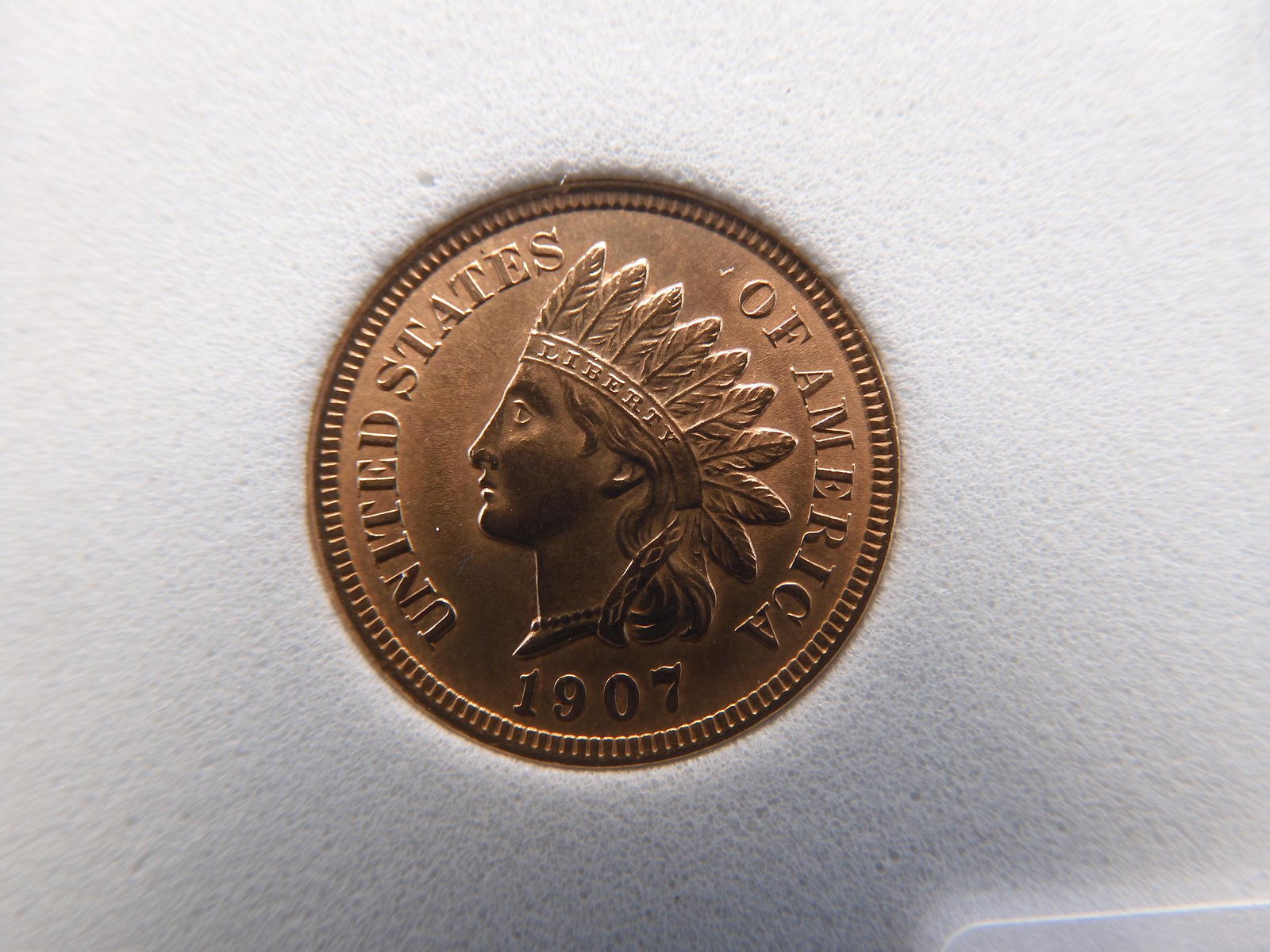 1907 Indianhead, Full Liberty, 4 Diamonds, Proof (1 of 4)