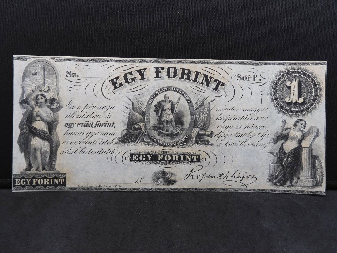 18XX Hungary One Forint. Crisp Unc. (1 of 3)