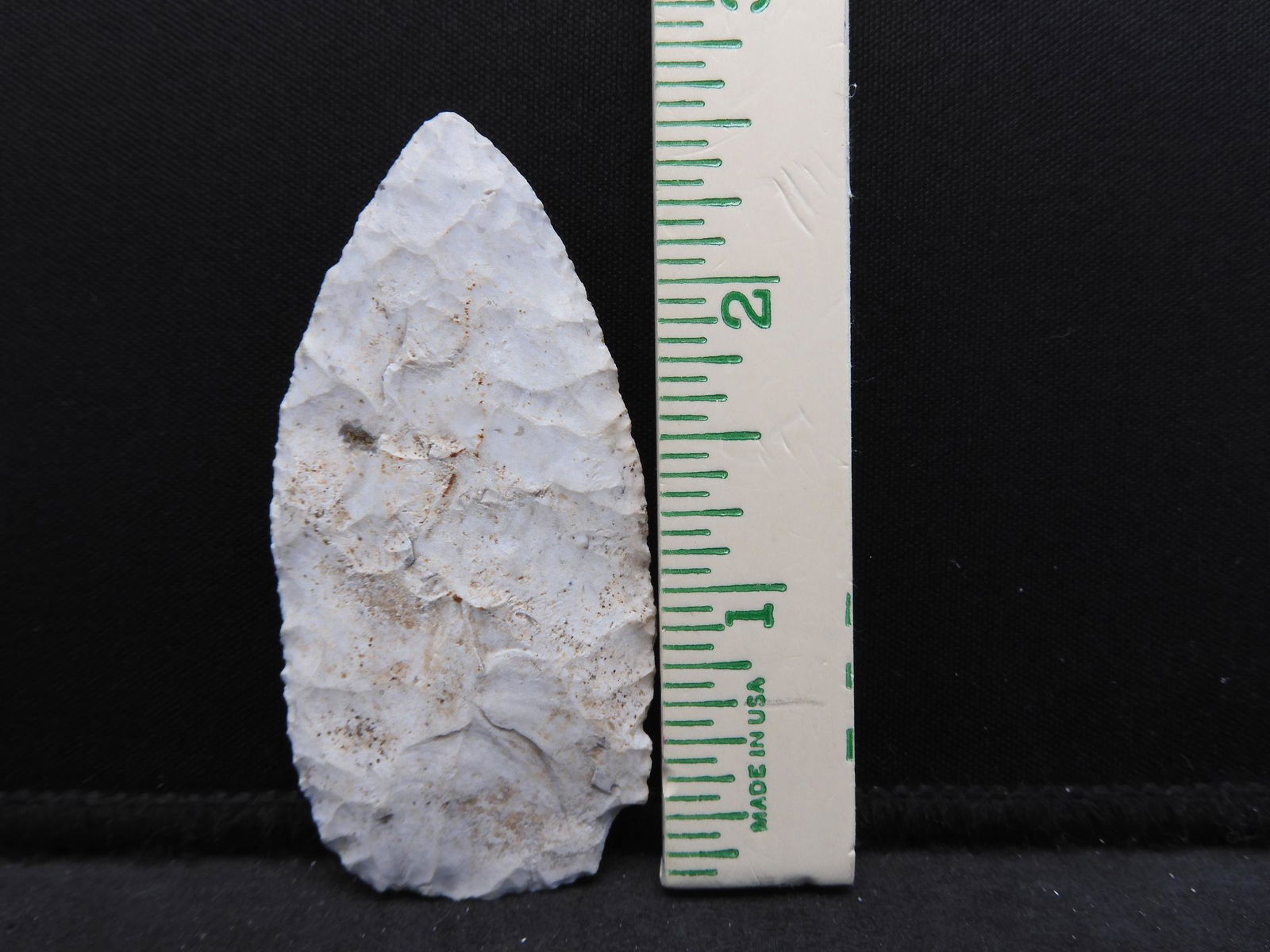 Ohio Found 2 1/2inch thin Adena cache blade. Light (1 of 4)