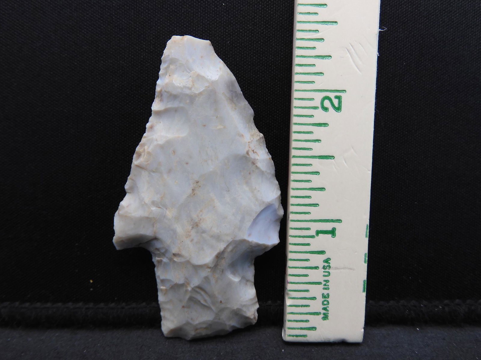 Ohio Found 2 1/2 inch stemmed point.   Probable (1 of 4)