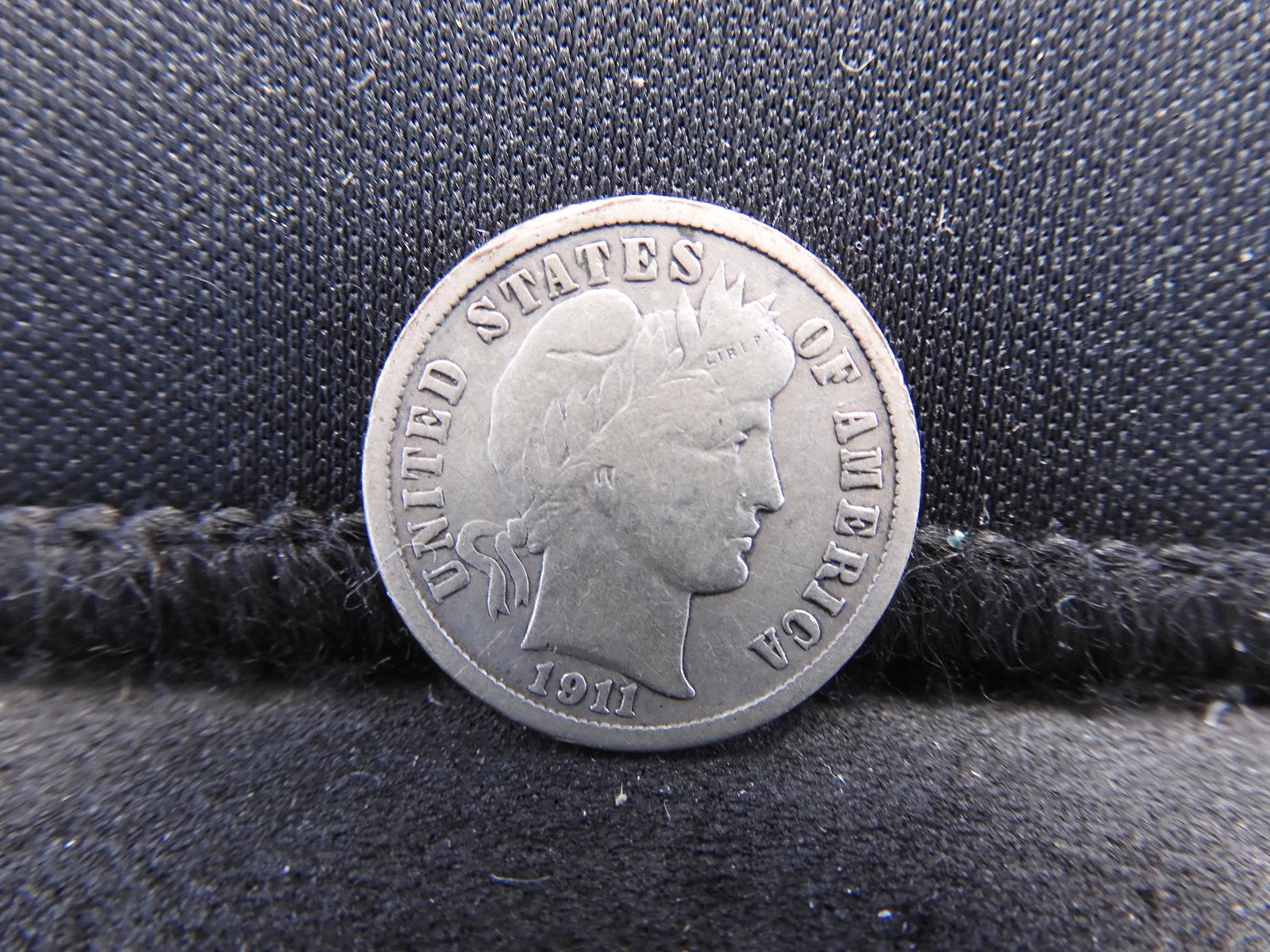 1911-D Barber Dime, Readable Liberty. (1 of 2)