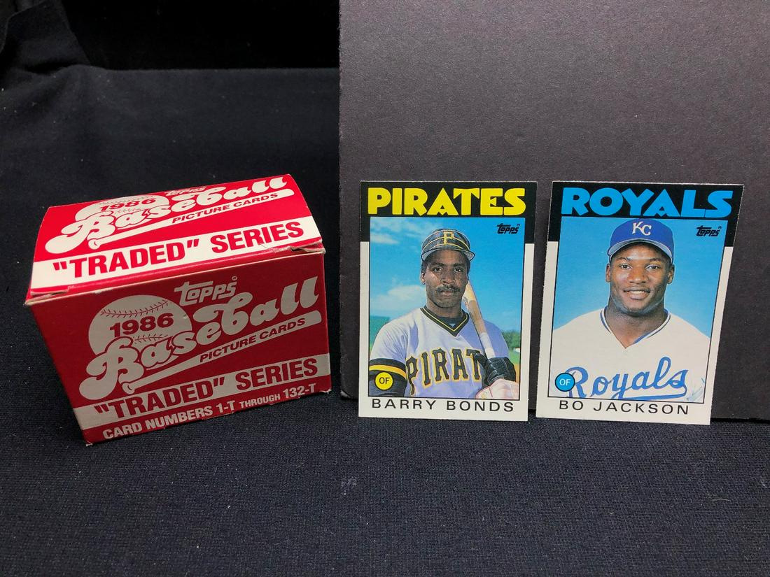 1986 Topps Traded Baseball Set - Barry Bonds, Bo: Set appears complete. Not Verified