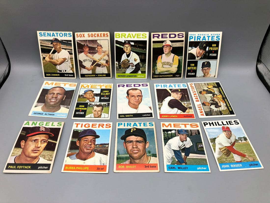1964 Topps Baseball Lot of 15 - Varying Conditions (1 of 2)