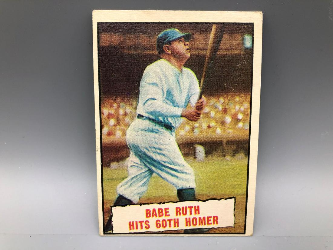 1961 Topps Babe Ruth Baseball Thrills #401 (1 of 2)
