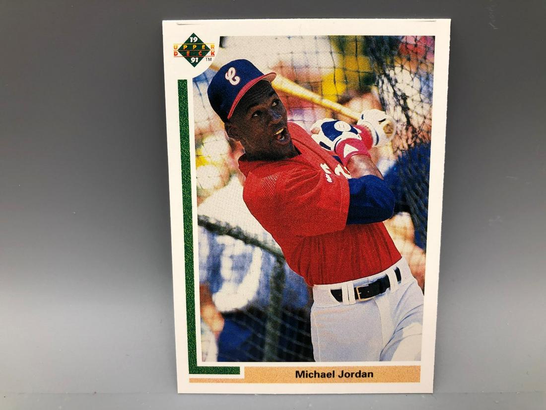 1991 Upper Deck Baseball Michael Jordan SP1 Insert Card (1 of 2)