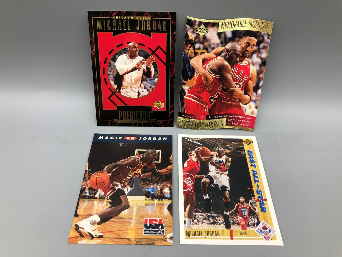Michael Jordan Lot of 4 - Predictor Insert card & (1 of 2)
