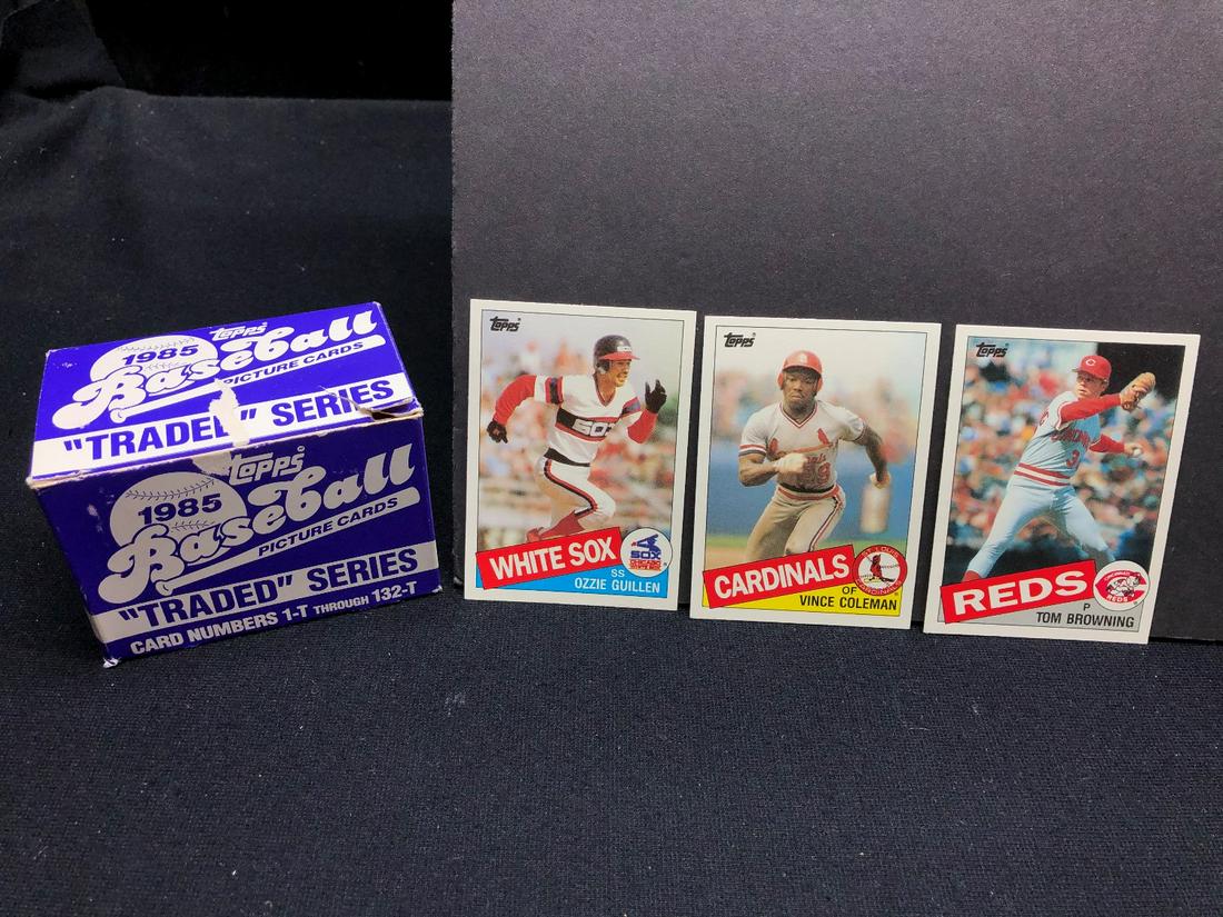 1985 Topps Traded Baseball Set - Ozzie Guillen, Vince (1 of 3)
