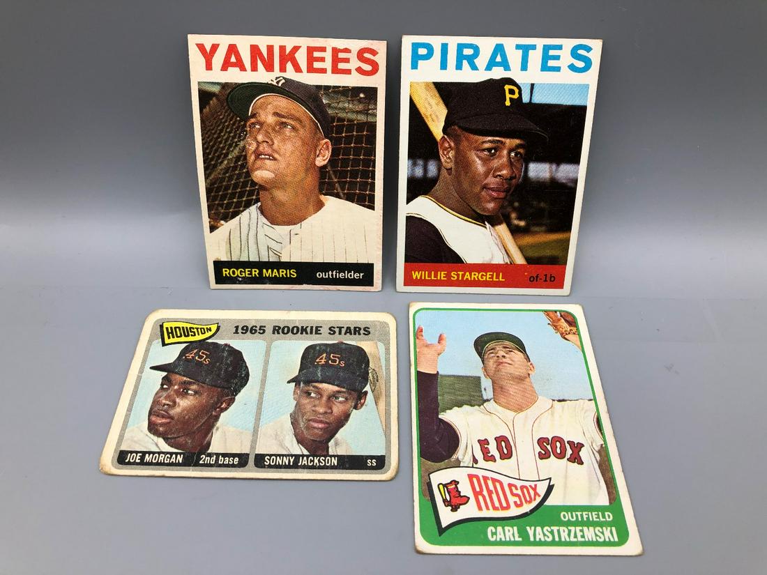 1964 & 1965 Topps Lot of 4 Stars- Varying Conditions - (1 of 7)