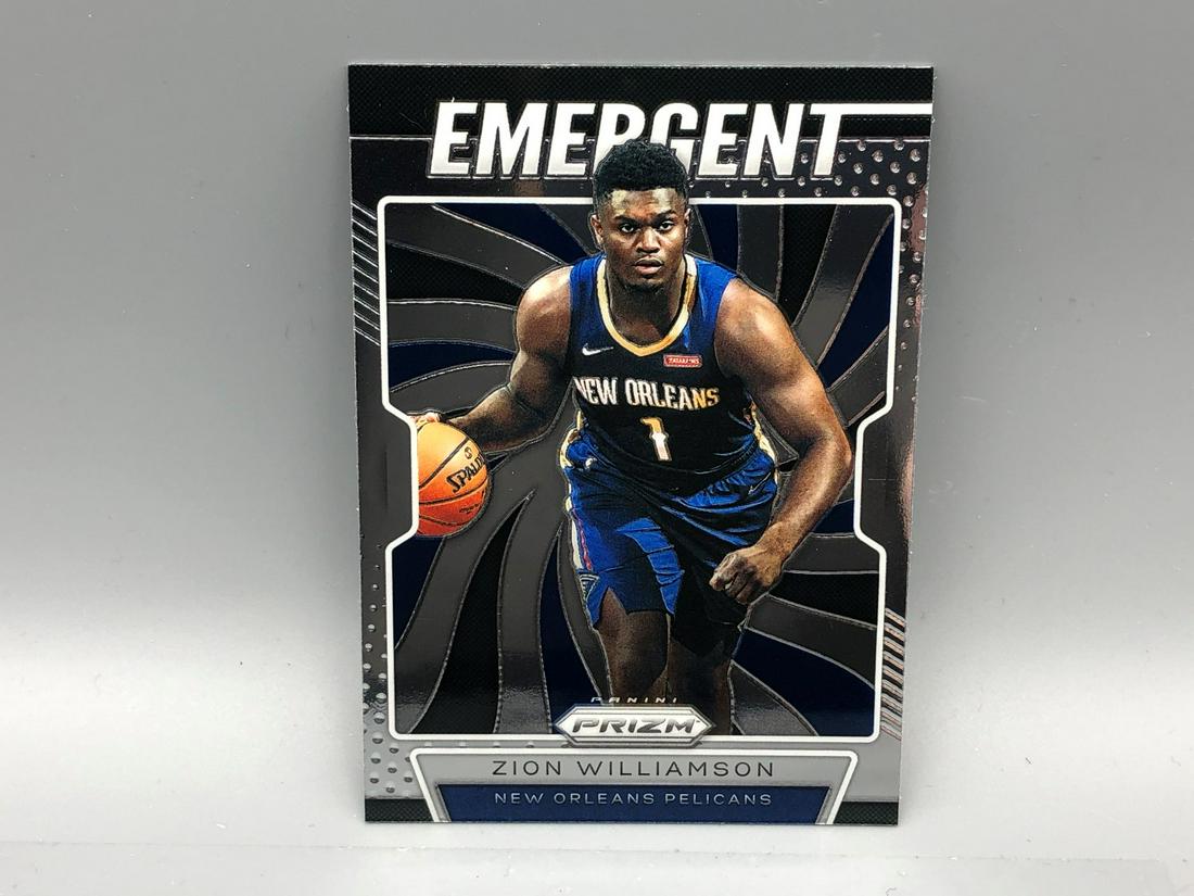 2019-20 Prizm Zion Williamson Emergent Rookie Insert (1 of 2)