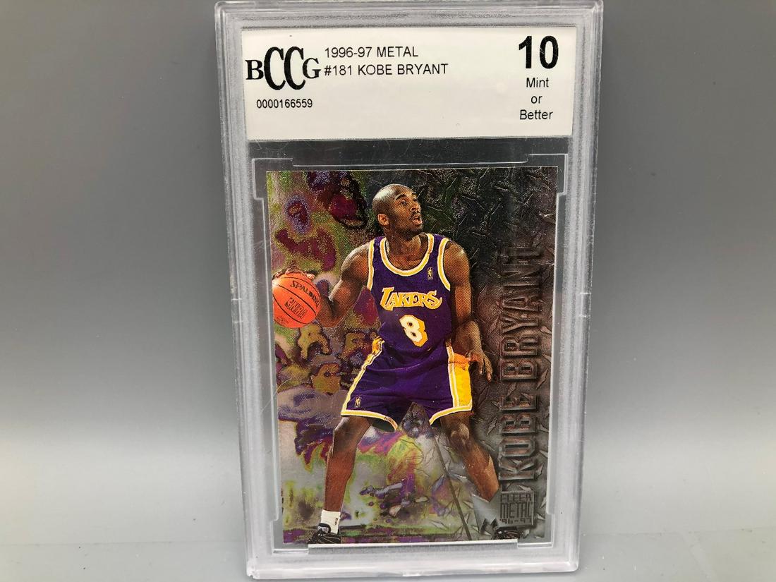 1996-97 Fleer Metal Kobe Bryant #181 RC BCCG 10 (1 of 2)