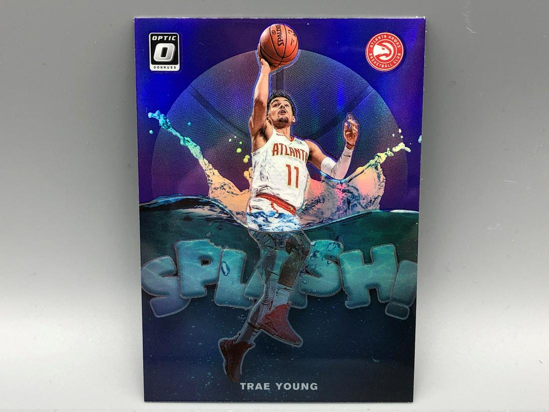 2019-20 Optic Trae Young Splash Purple Prizm Refractor (1 of 2)