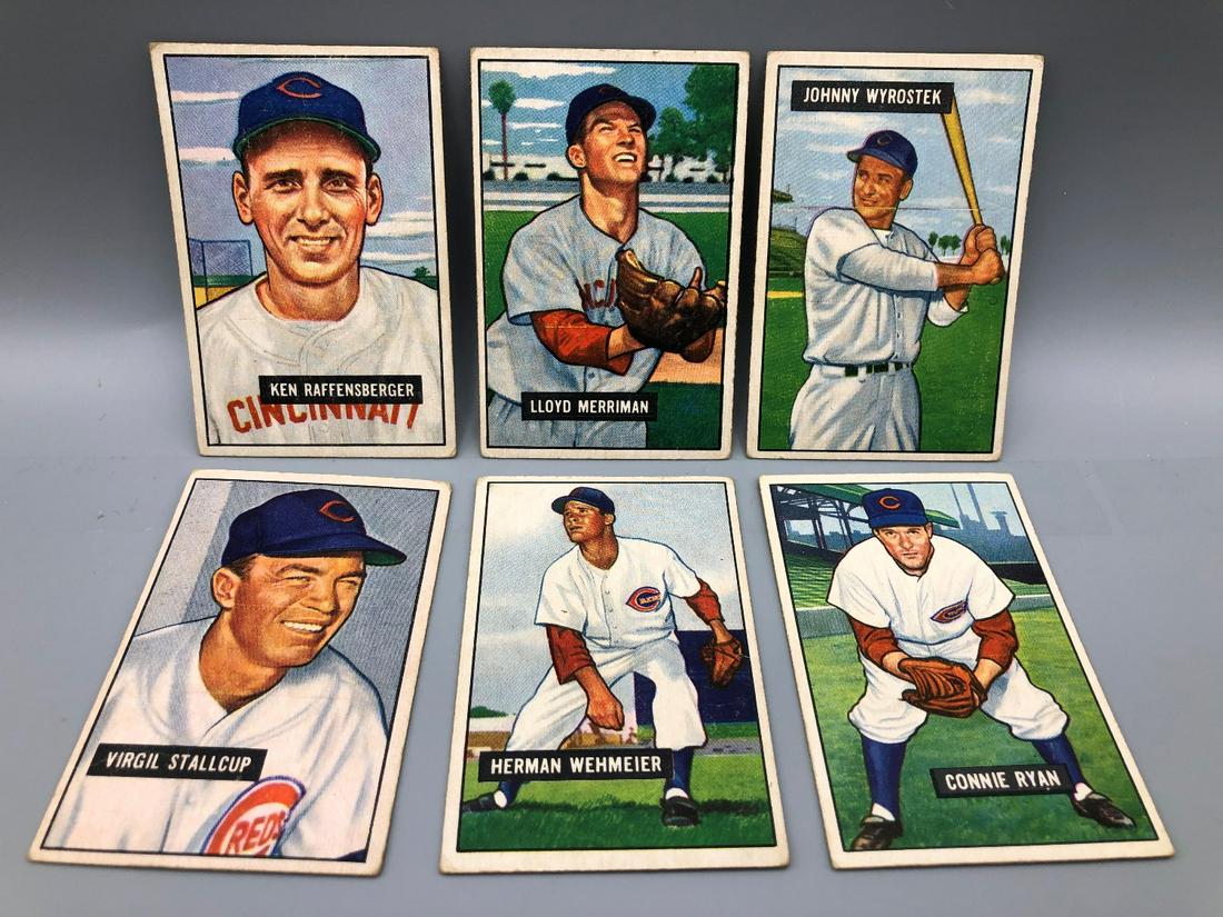 1951 Bowman Baseball Lot of 6 - Varying Conditions - (1 of 4)