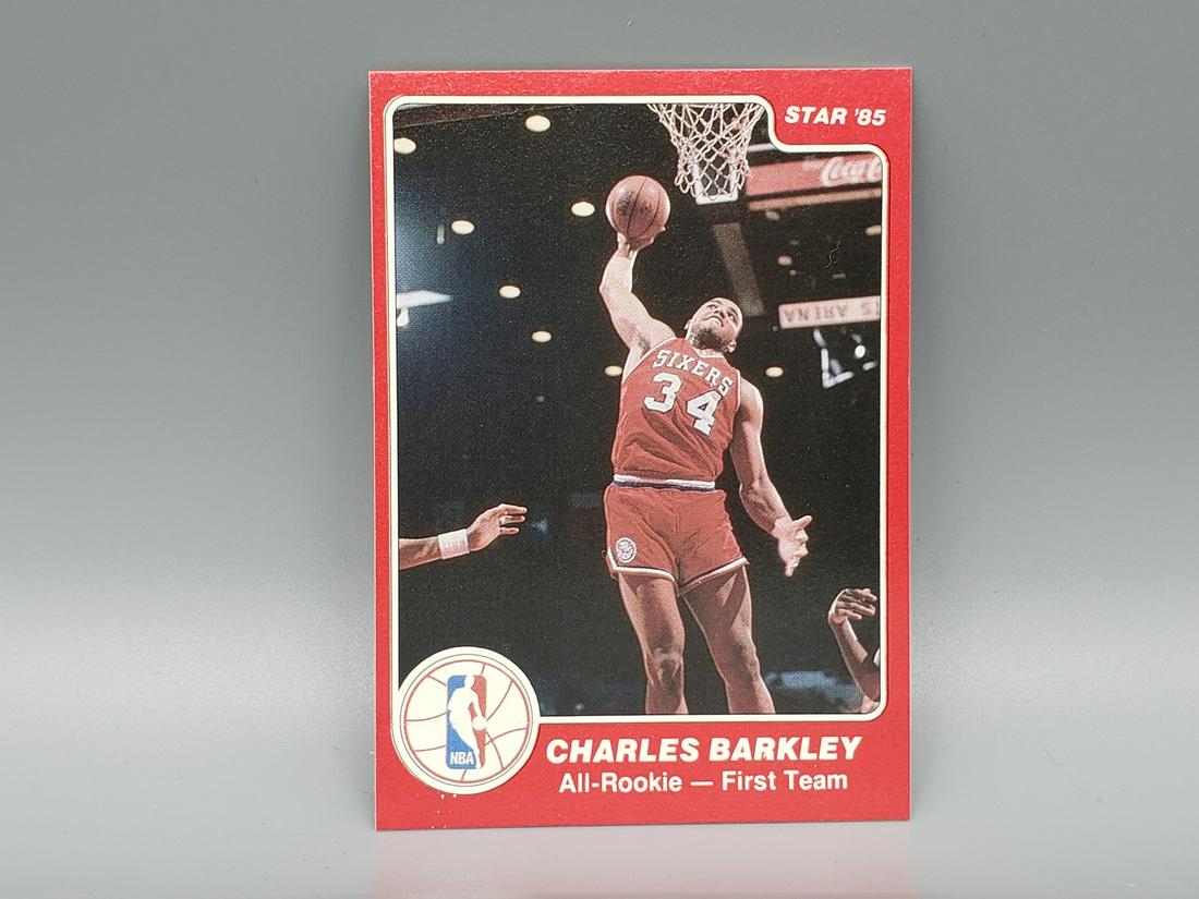 1985 Star Charles Barkley All Rookie XRC. Pre Dates His (1 of 2)