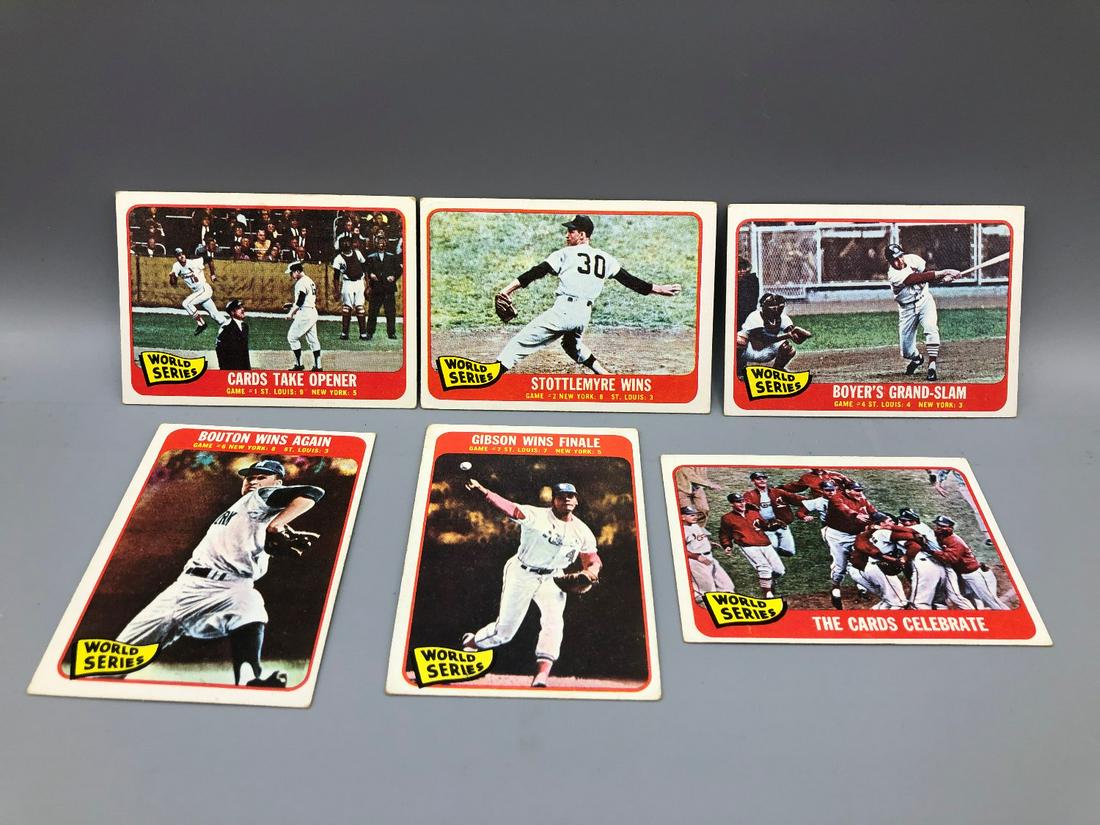 1965 Topps World Series Cards Lot of 6 - Varying (1 of 6)