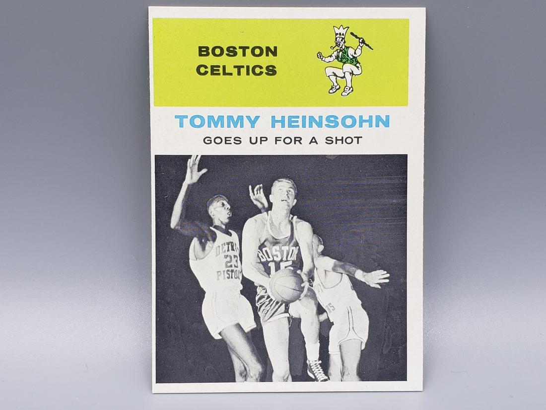 1961 Fleer Tommy Heinsohn #54 HOF: 1961 Fleer Tommy Heinsohn #54 HOF