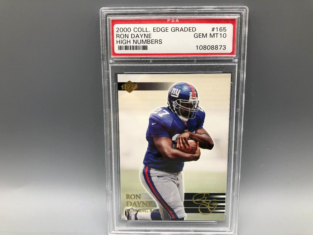 2000 Collectors Edge EG Ron Dayne #165 RC PSA Gem Mt 10: 2000 Collectors Edge EG Ron Dayne #165 RC PSA Gem Mt 10