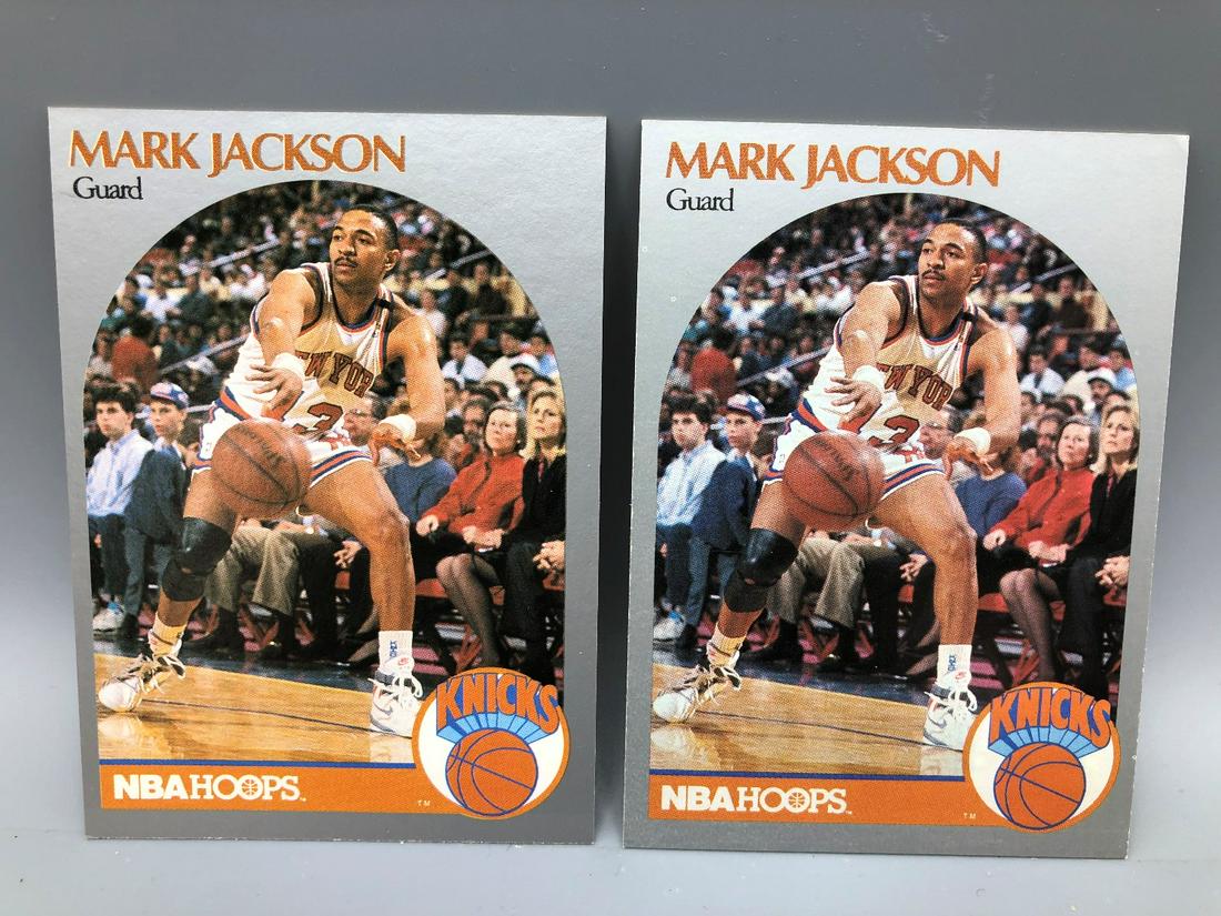 1990-91 NBA Hoops Mark Jackson #205 Lot of 2 - Menendez: 1990-91 NBA Hoops Mark Jackson #205 Lot of 2 - Menendez Brothers