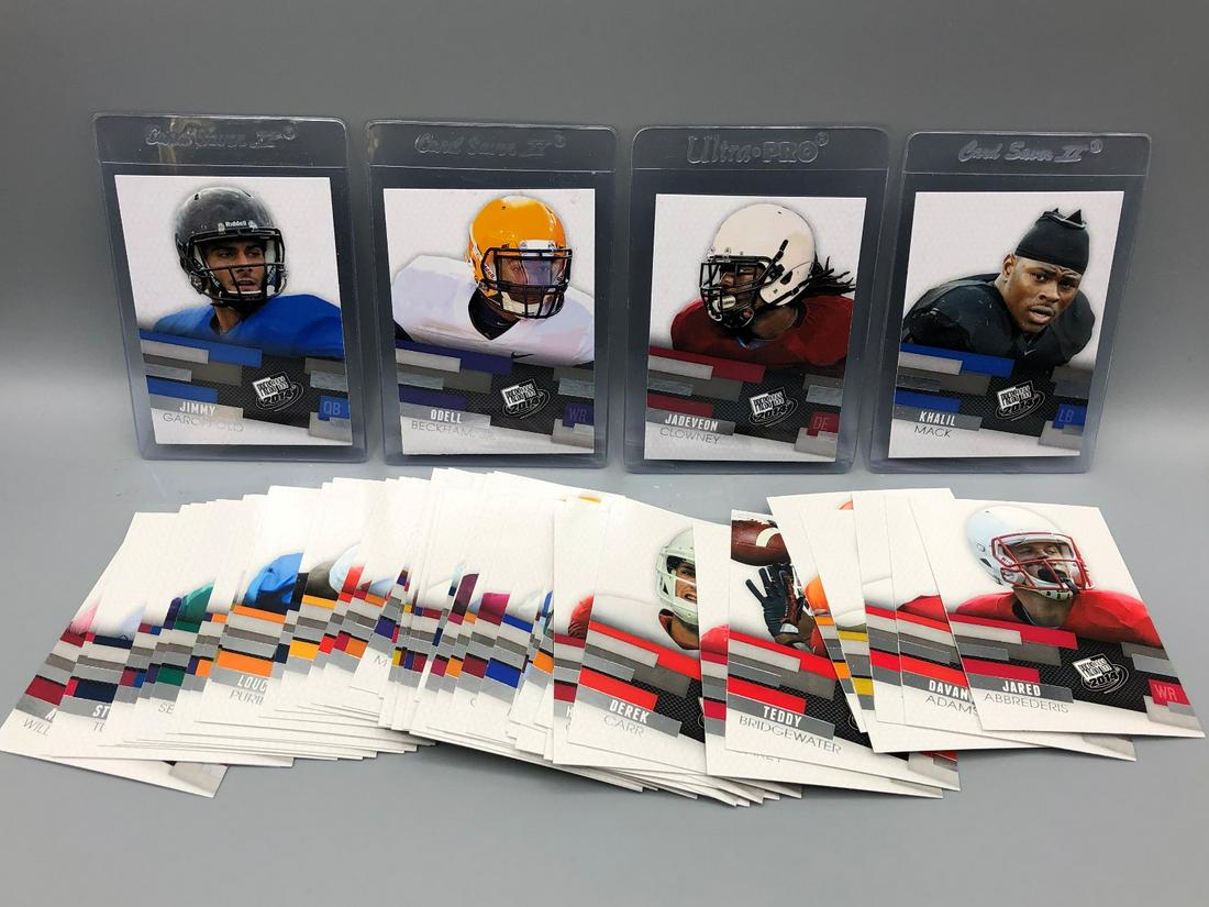 2014 Press Pass Football Card Set 1-50 - Jimmy: 2014 Press Pass Football Card Set 1-50 - Jimmy Garoppolo, Derek Carr, Beckham Jr, Bridgewater Rookies
