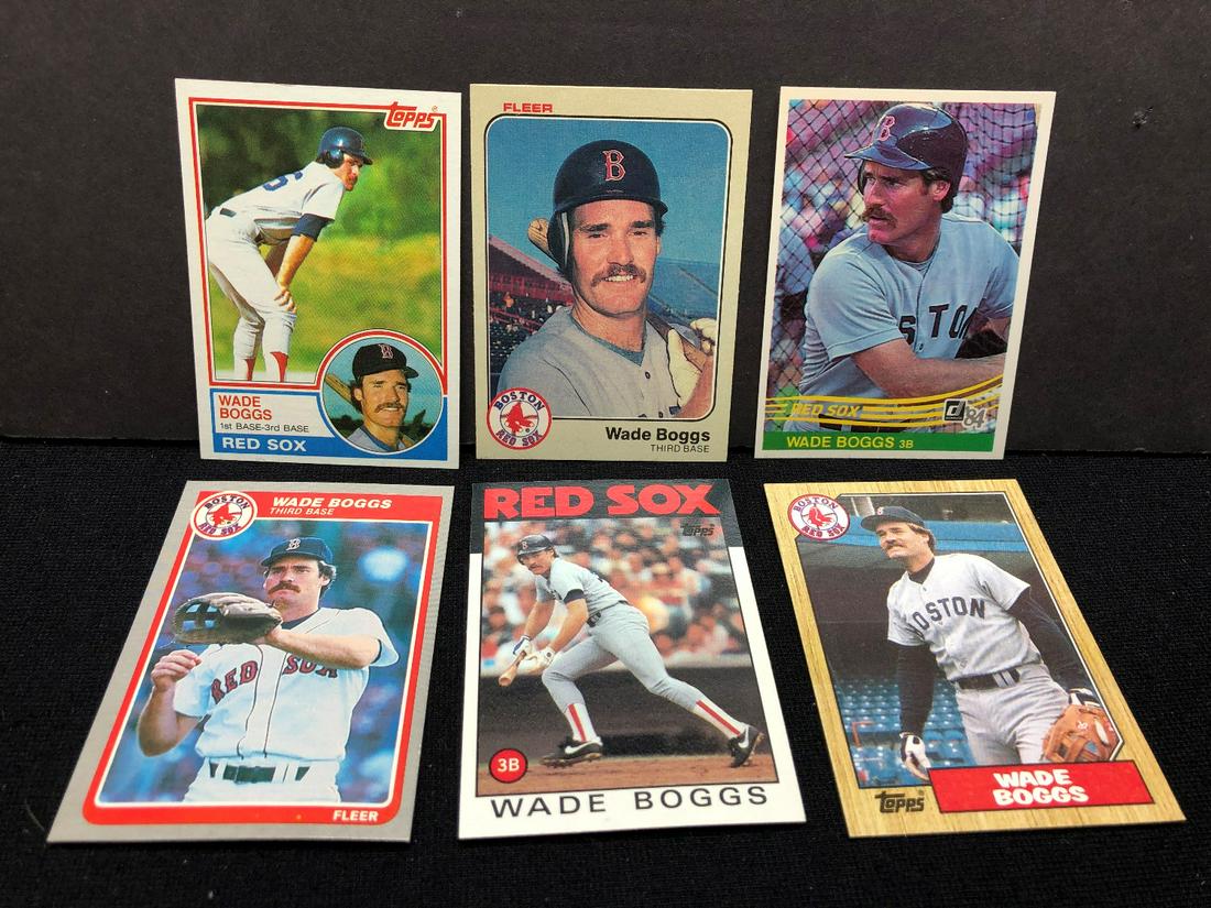 Wade Boggs Lot including 1983 Topps & Donruss Rookies: Wade Boggs Lot including 1983 Topps & Donruss Rookies