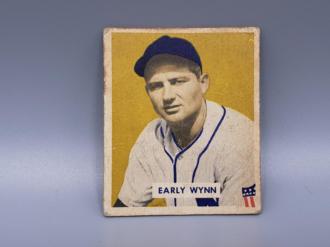 1949 Bowman Early Wynn #110 Rookie HOF (1 of 2)