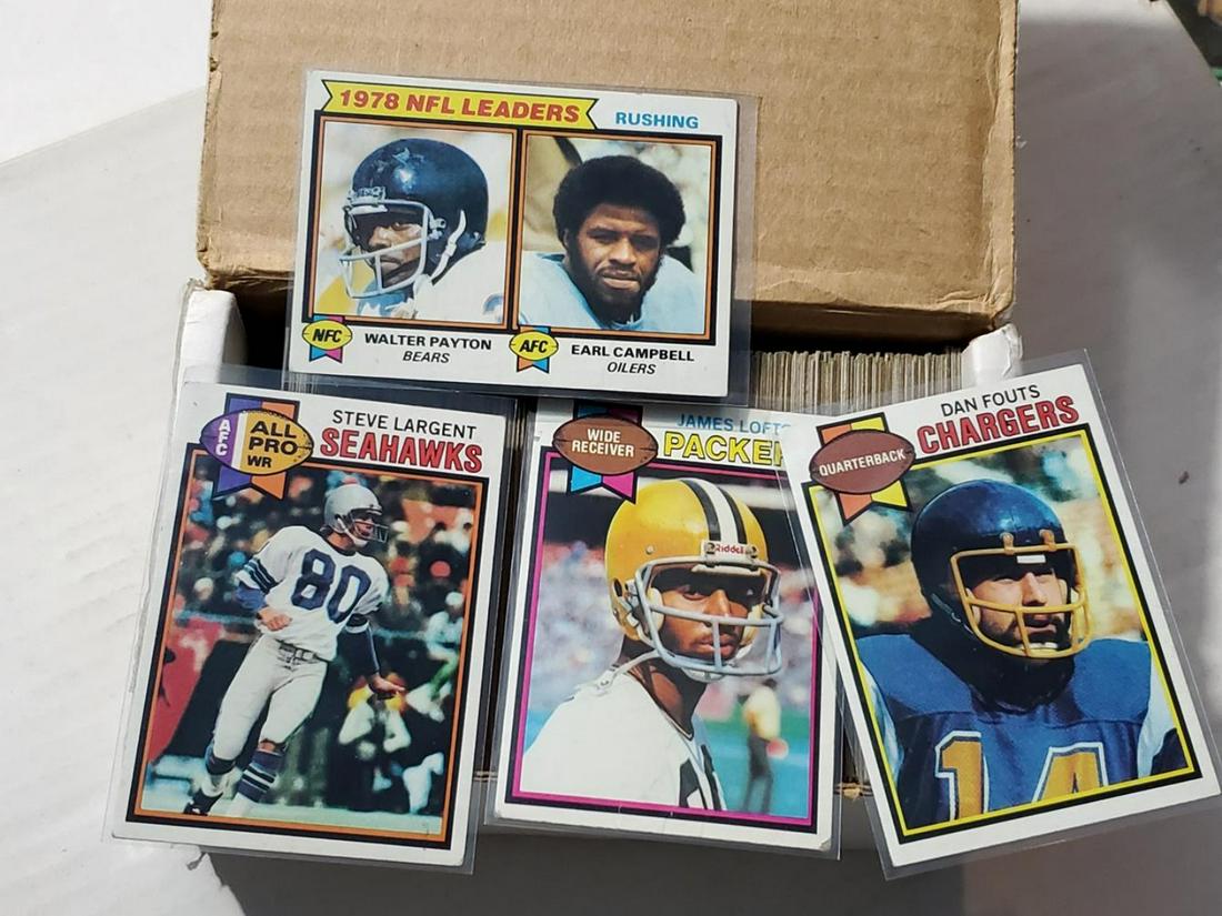 1979 Topps Football Partial Set 301/528 w/ Lofton RC, (1 of 1)
