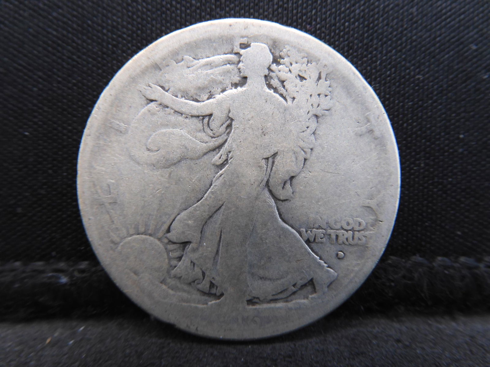 1916-D Walking Liberty Half Dollar First Year Tough (1 of 2)