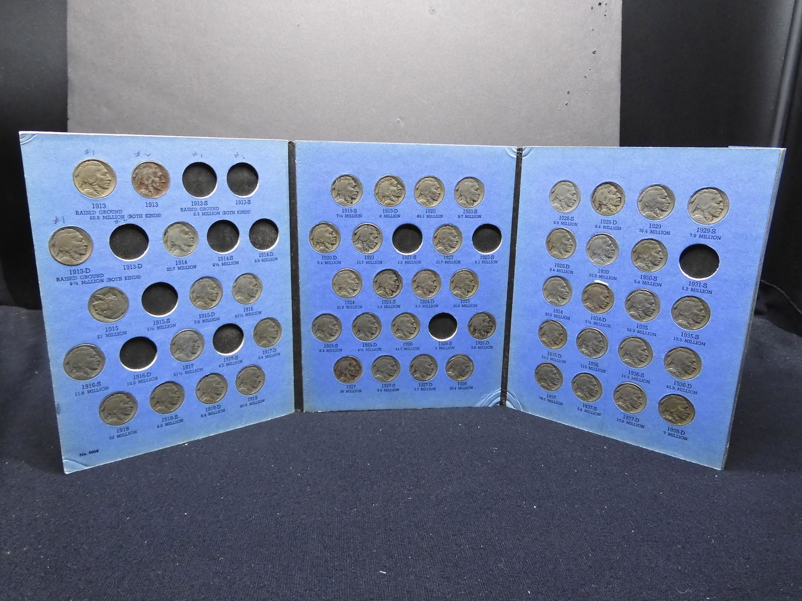 Buffalo Nickel Album Includes Many Early Dates & High (1 of 7)