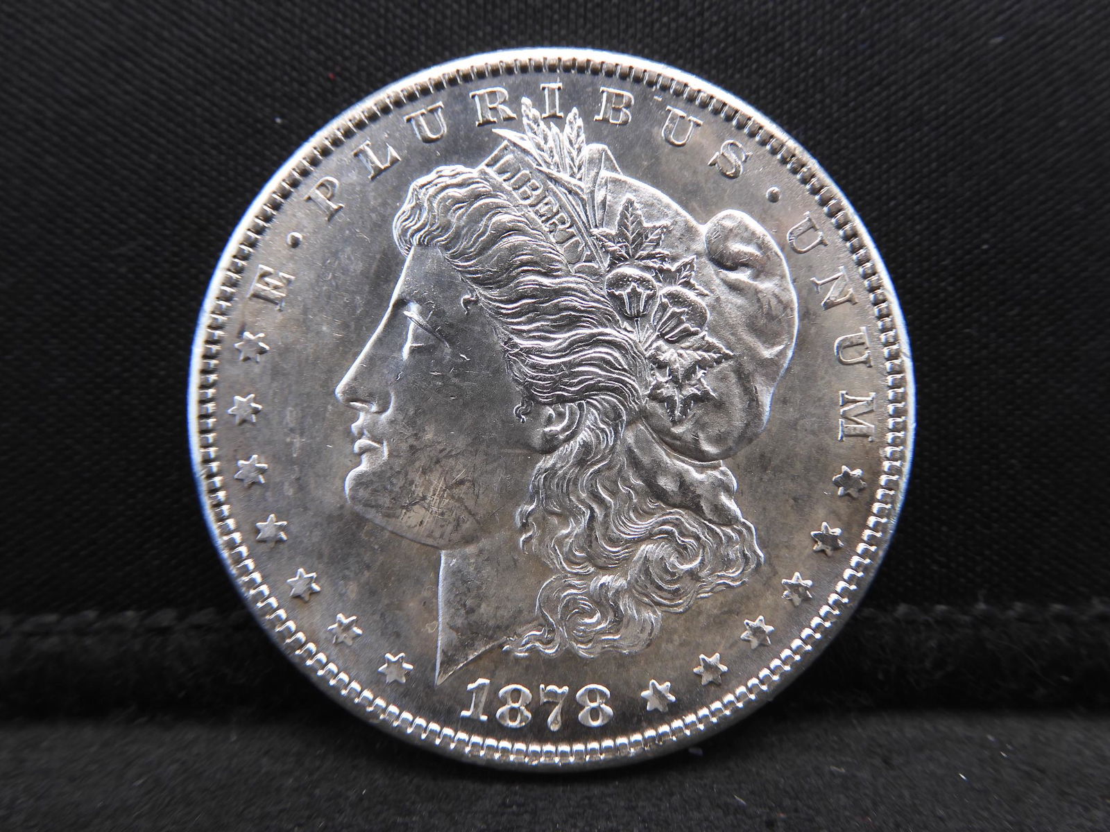 1878-S Morgan Silver Dollar CHOICE BU First Year (1 of 2)
