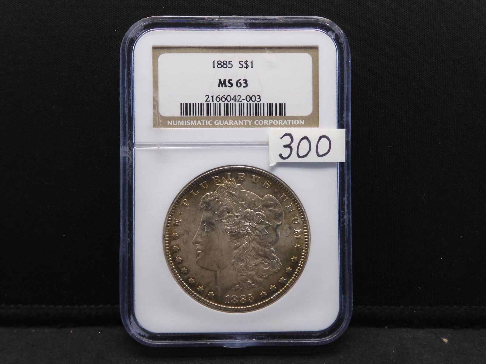 Wonderfully Toned 1885 Morgan NGC MS63 Reverse Toner! (1 of 4)