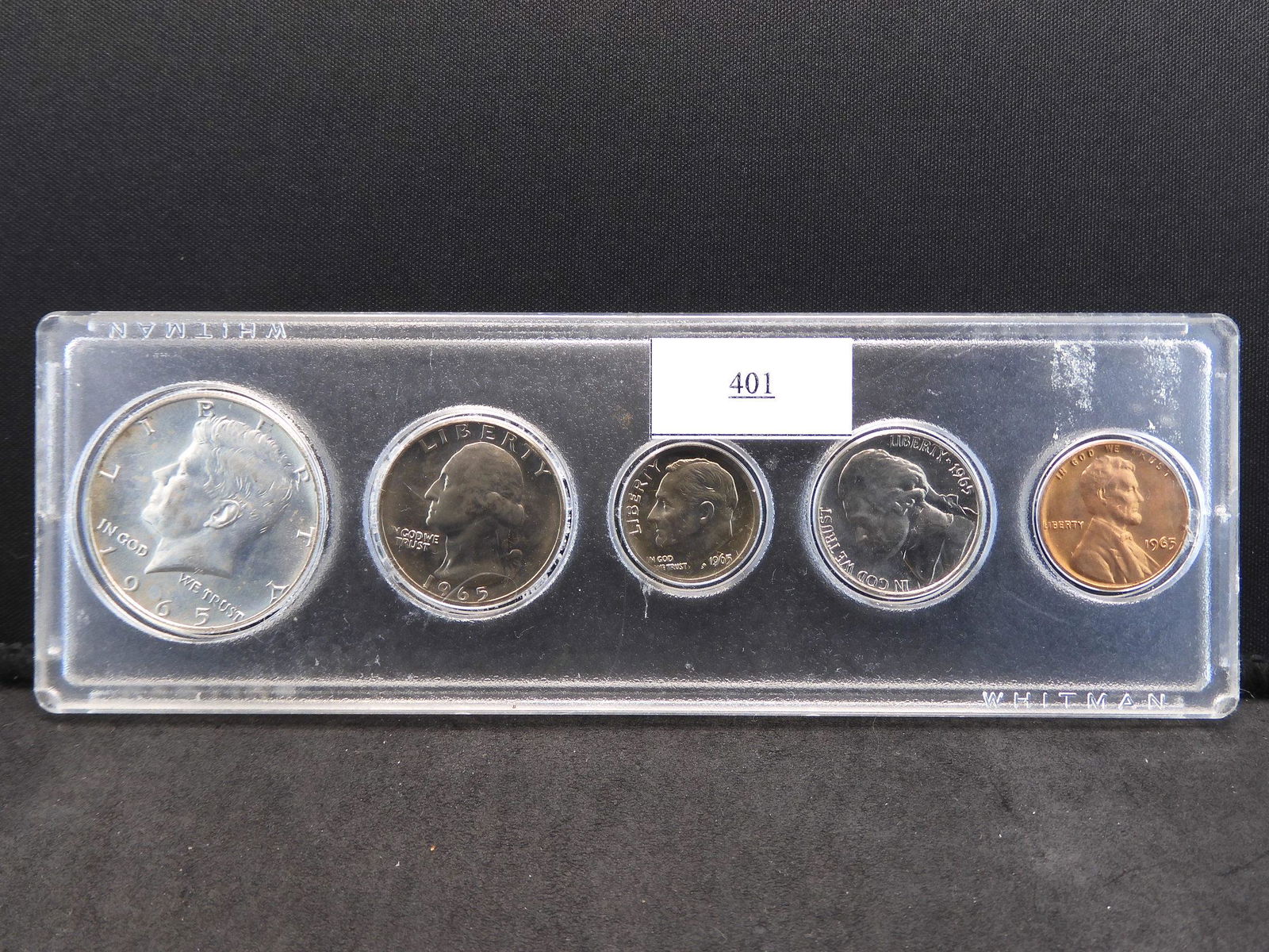 1965 Year Set Includes 40% Silver Half (1 of 2)