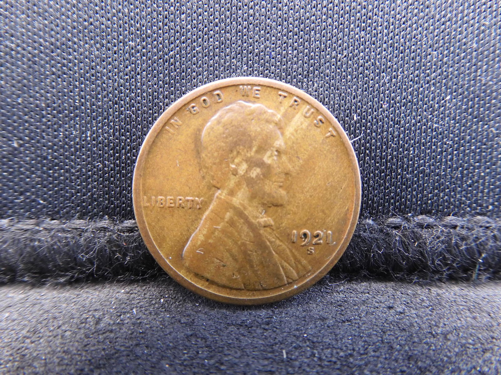 1921-S Lincoln Cent VF TOUGH Old Timer Set Break (1 of 2)