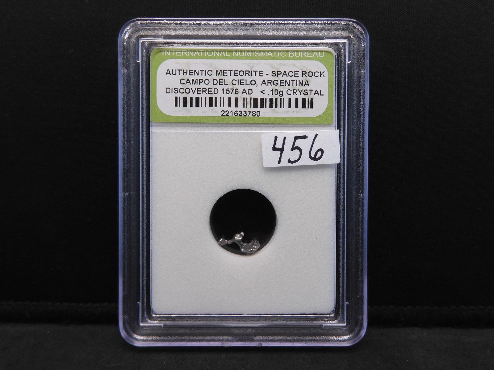 Authentic Meteorite Discovered in Argentina 1576 AD: Authentic Meteorite Discovered in Argentina 1576 AD