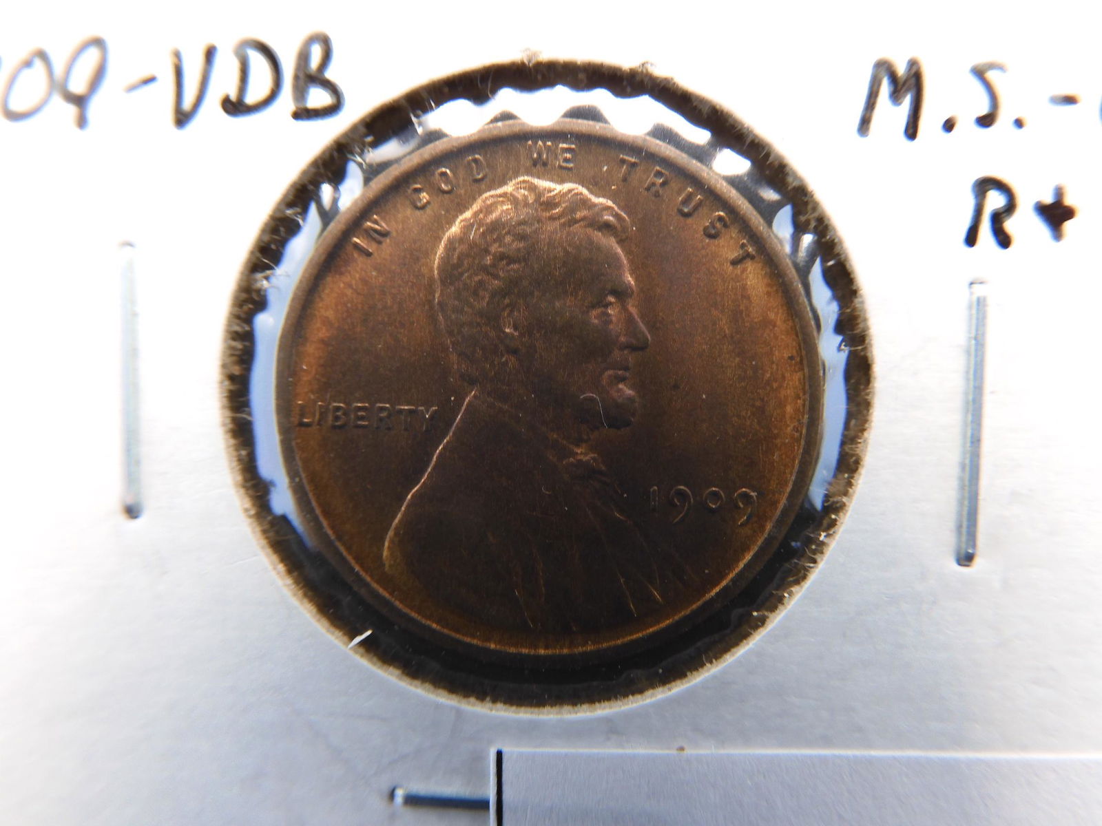 CHOICE BU 1909-VDB Red & Brown Lincoln Cent Strong (1 of 3)